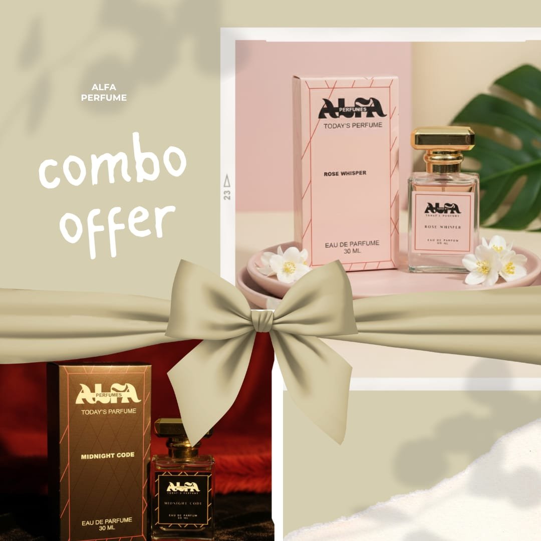 combo1 2 Perfumes Combo Offer 1 | Alfa Luxury Perfume 30 ml Men & Women - Image 1