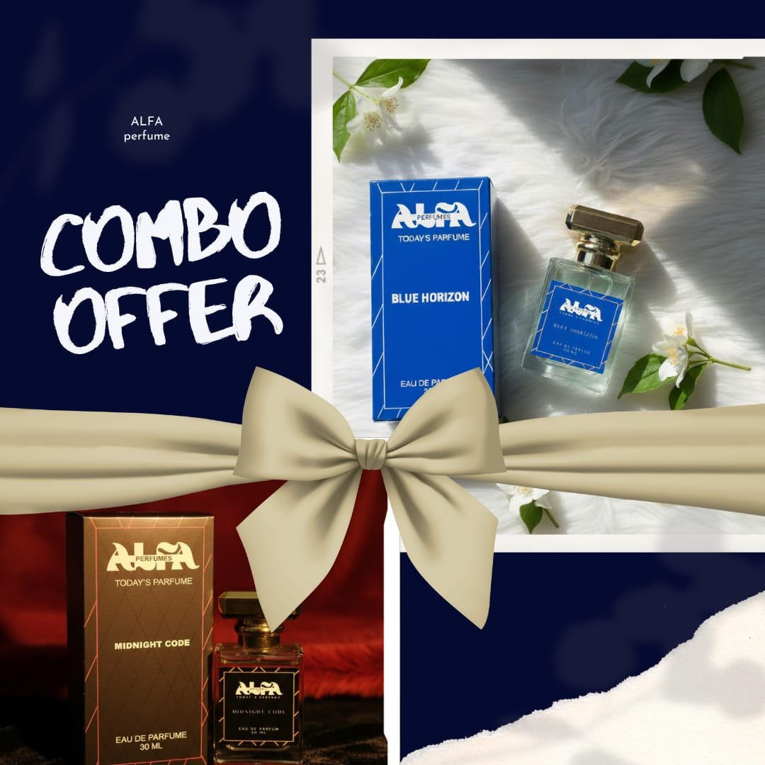 combo3 2 Perfumes Combo Offer 3 | Alfa Luxury Perfume 30 ml Men & Women - Image 1